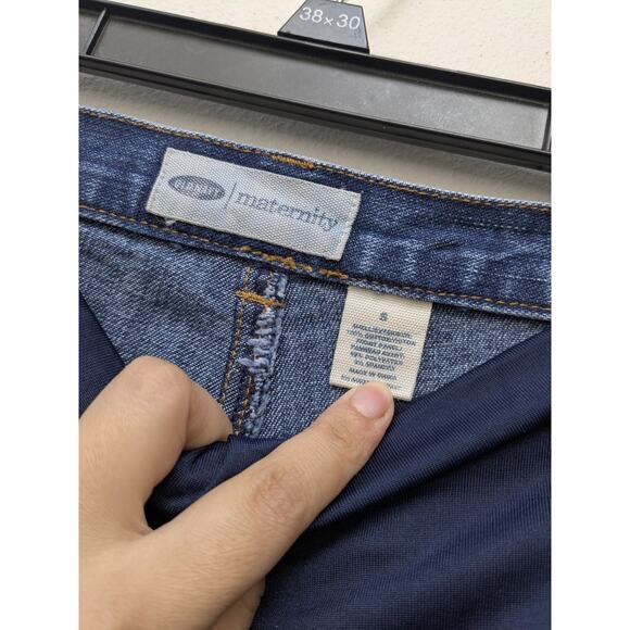 Old Navy Maternity Jeans Boot Cut Adjustable Belly Panel Stretch Denim Size S - Picture 3 of 10